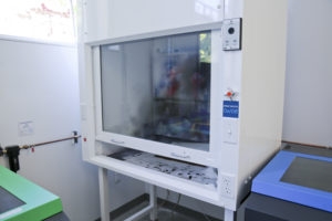 Photo of spray booth