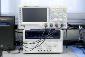 Photo of oscilloscope
