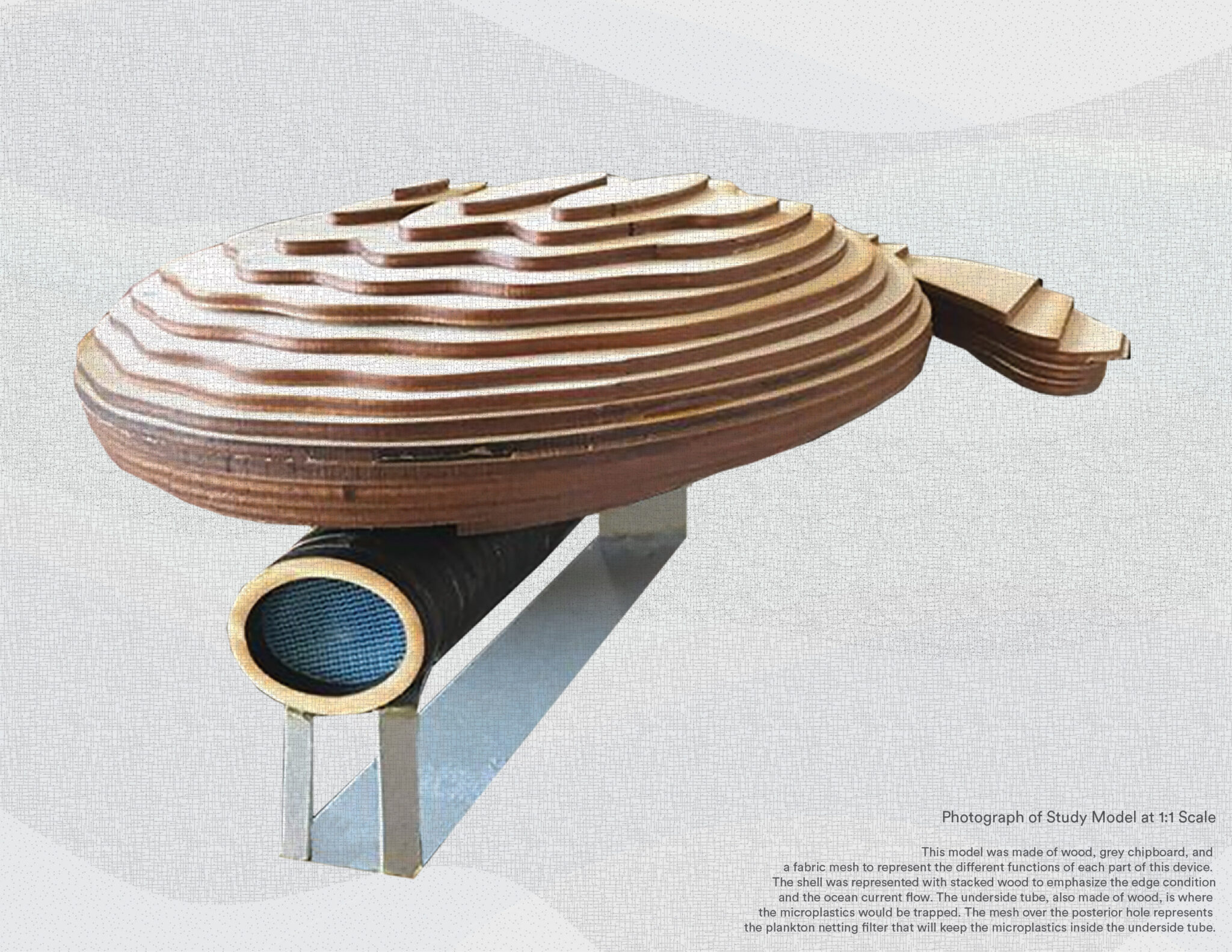 View of physical model of Flipper Filter concept